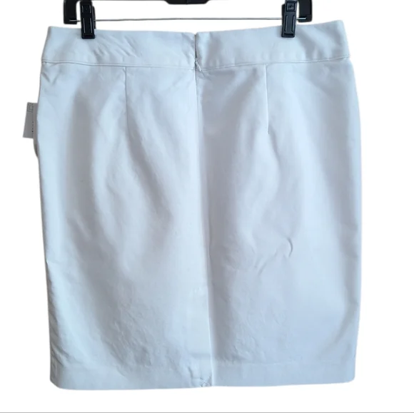 NWT Liz Claiborne Classic White Pencil Skirt Size 14 Petite - Picture 2 of 8